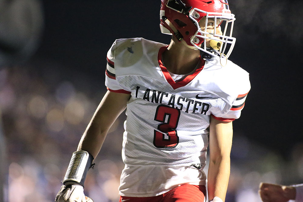 Lancaster WR looking for his teammates to celebrate