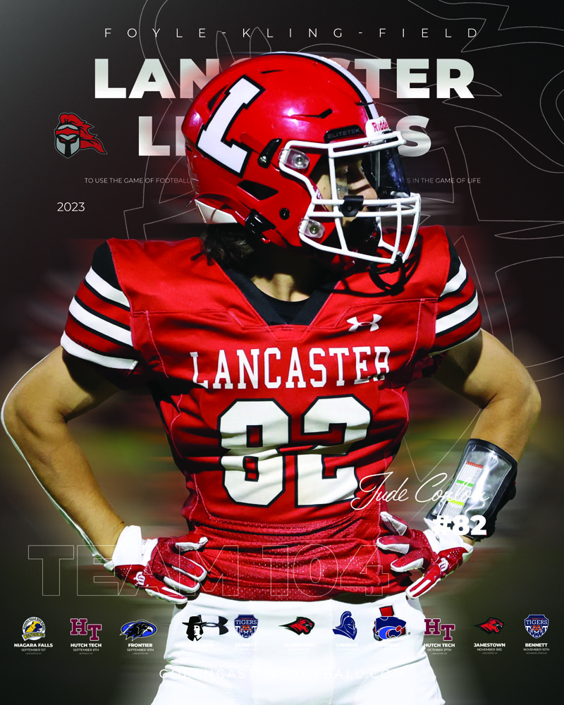 2023 Jude Conlon Lancaster Football Poster