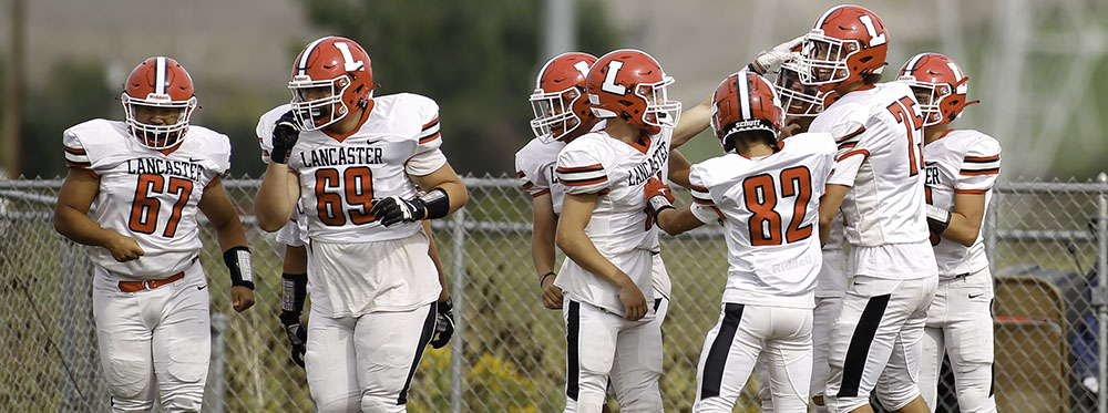 Lancaster vs Niagara Falls- Legends Touchdown Celebration