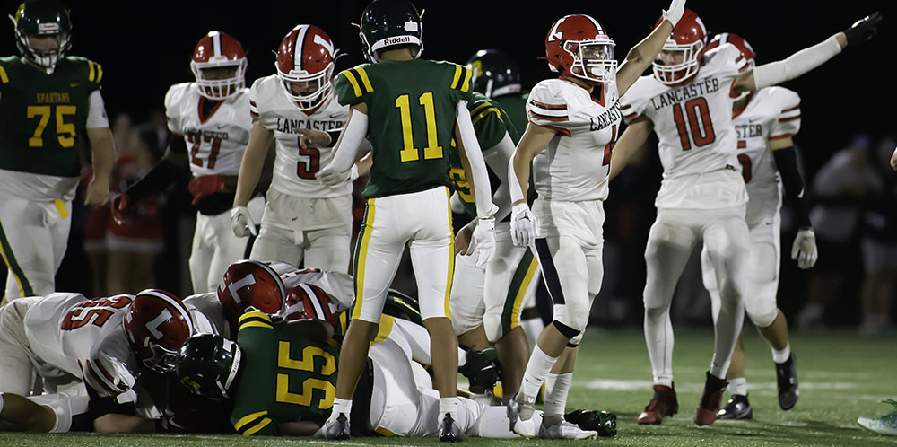 Lancaster Legends recovered a fumble