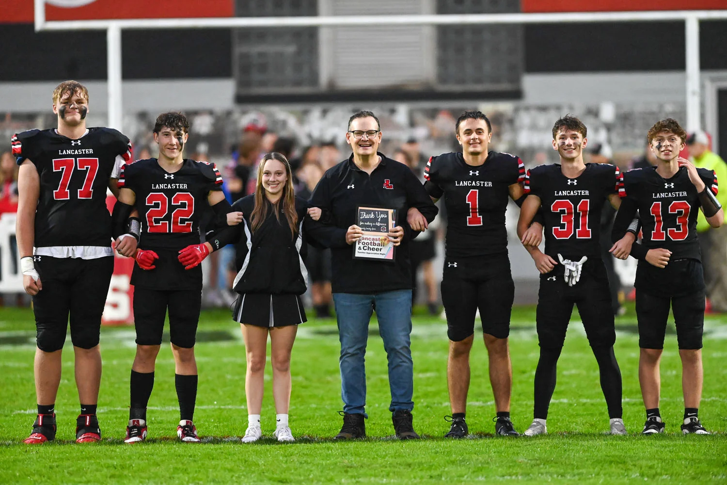 Lancaster Legends Football and Cherr Teacher Appreciation Night