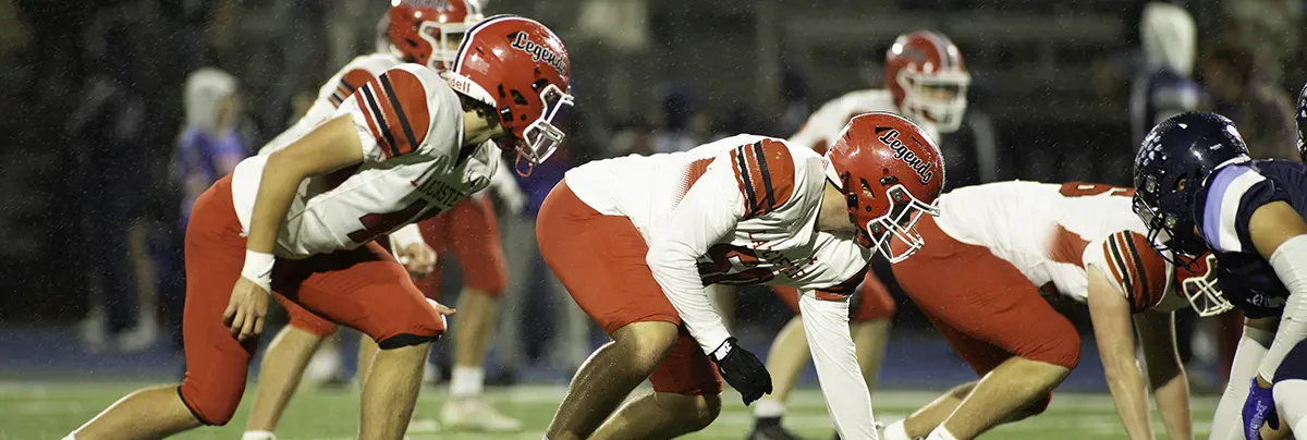 Lancaster Defense ready for the play