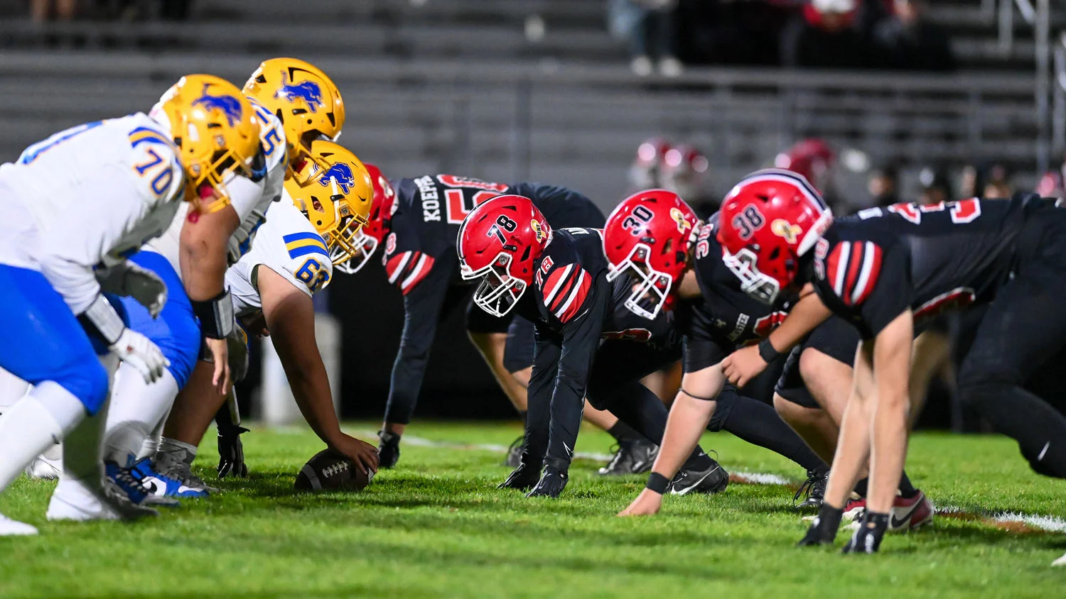 DLine ready for the play