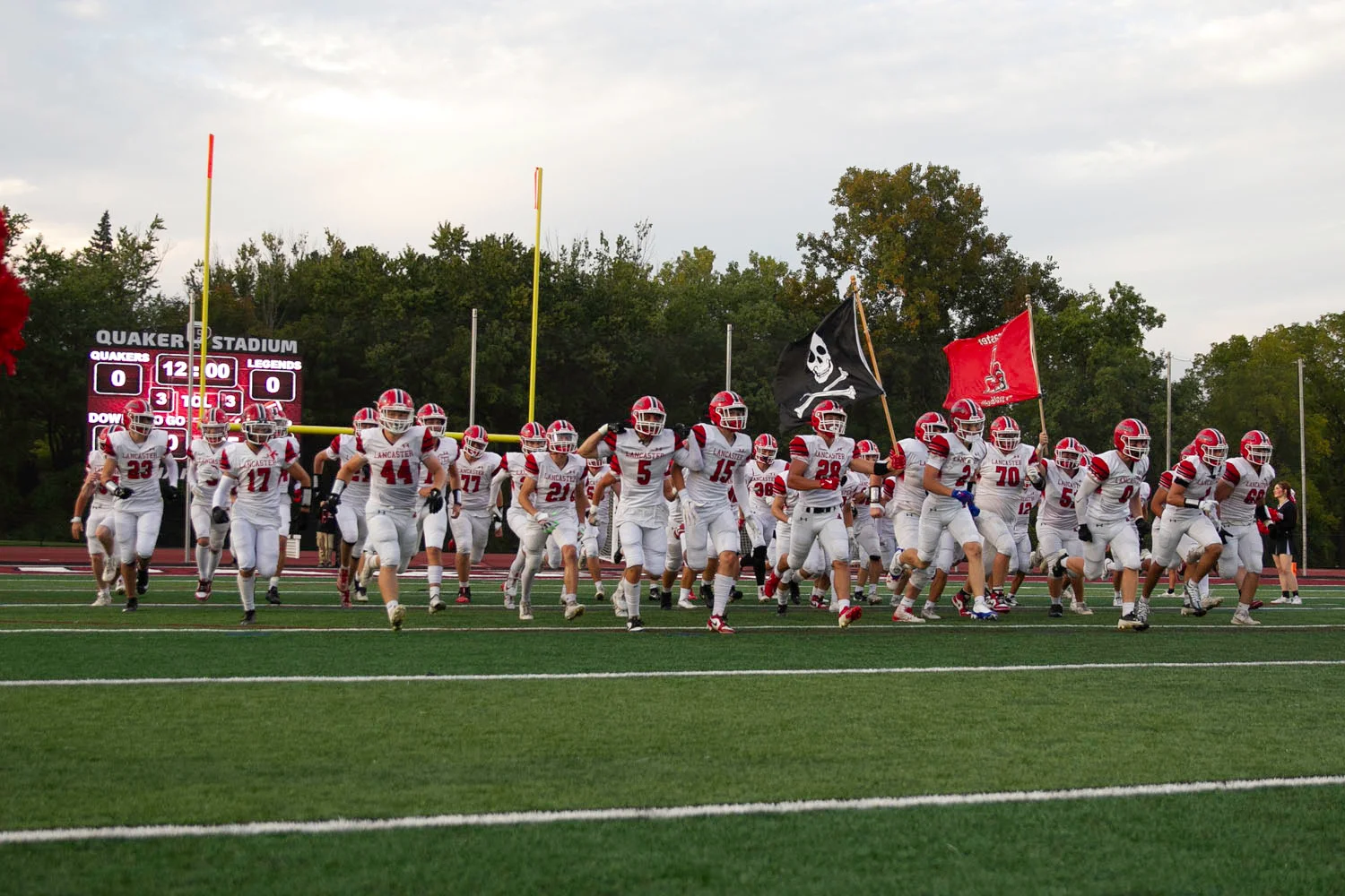 The Lancaster Legends hitting the field