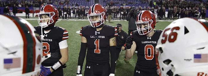 Captains at the coin toss