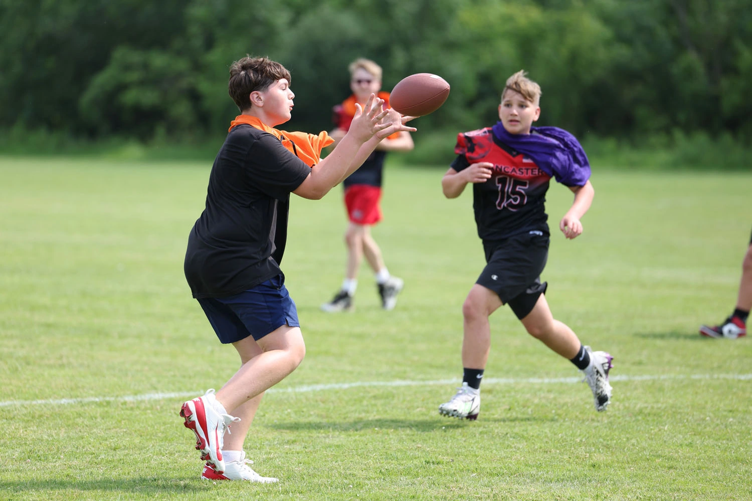 Legends camper making the catch