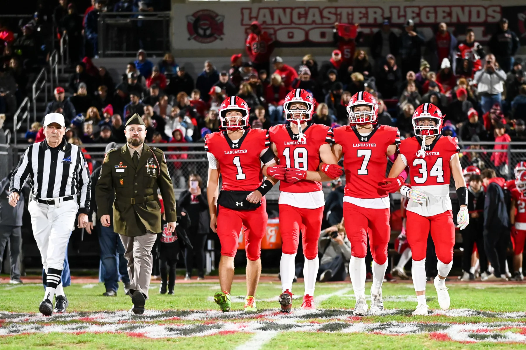 Lancaster captains headed to the coin toss