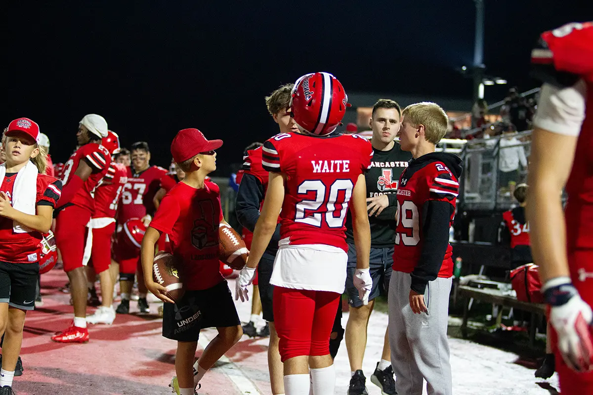 Talking on the sidelines