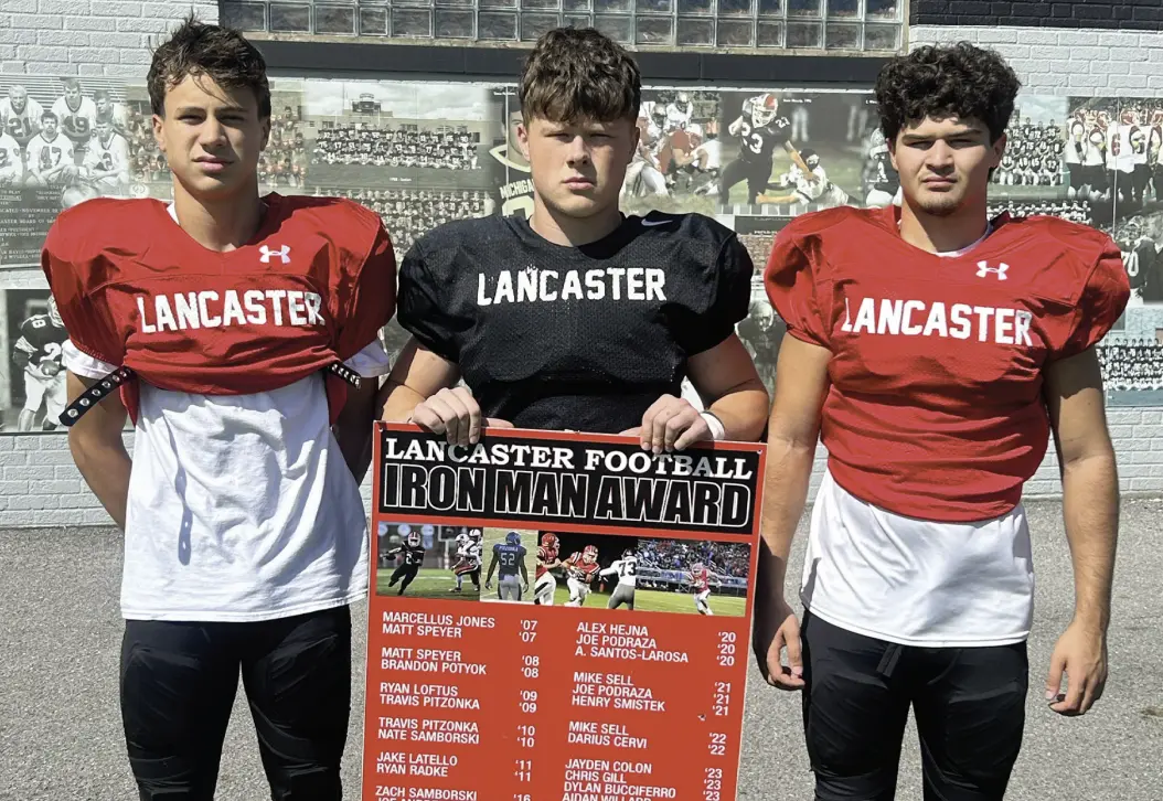 Lancaster Legend Iron Man Award - Aiden Banks, Justin Teubner & Chase Sagliani
