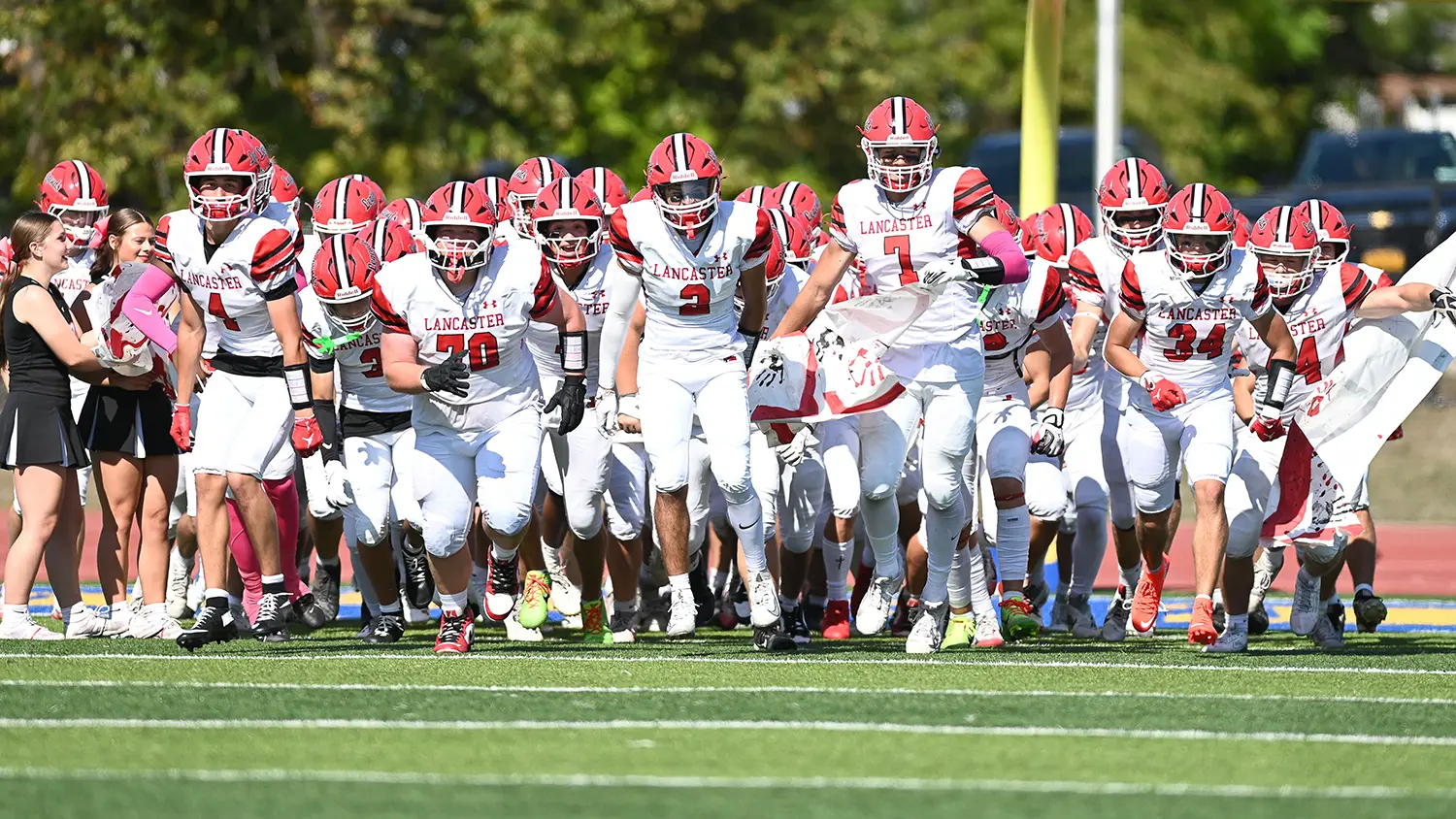 Lancaster hitting the field