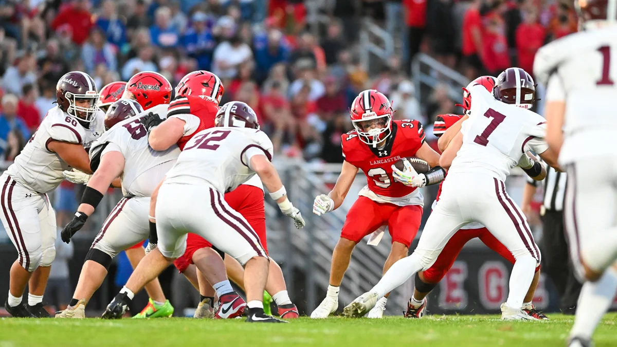 RB finding the hole for Lancaster