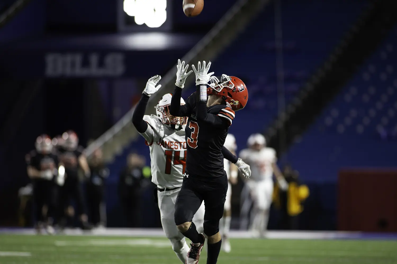 Lancaster WR with a catch over the shoulder