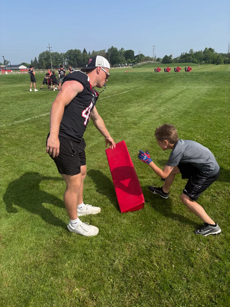 Getting after it at the Lancaster Football Camp 2026