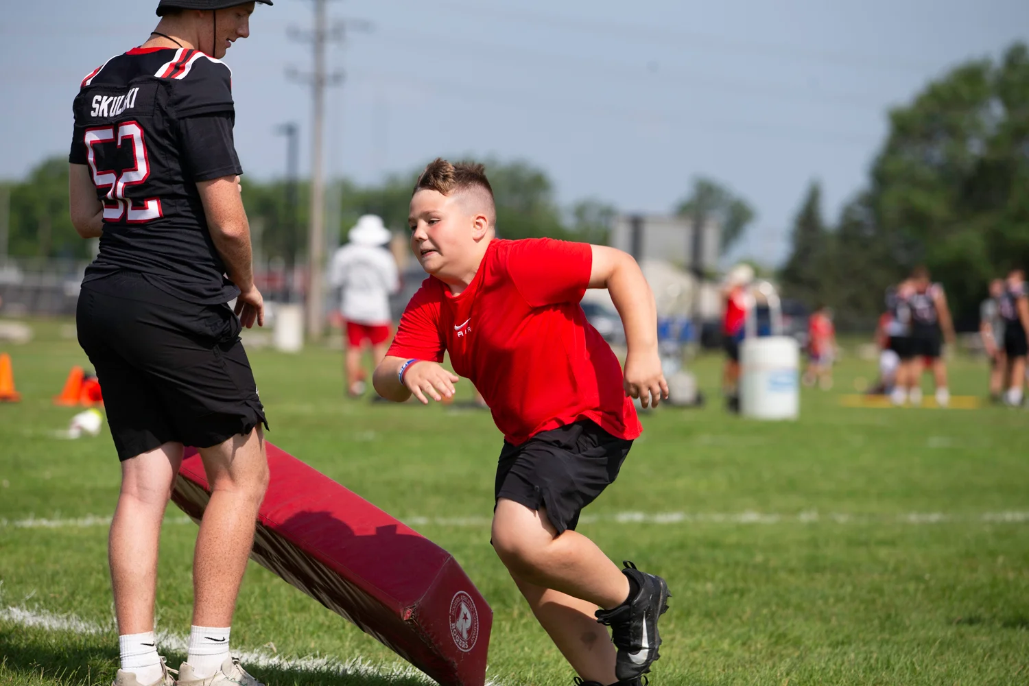 Getting off the ball at the Lancaster Football Camp 2026