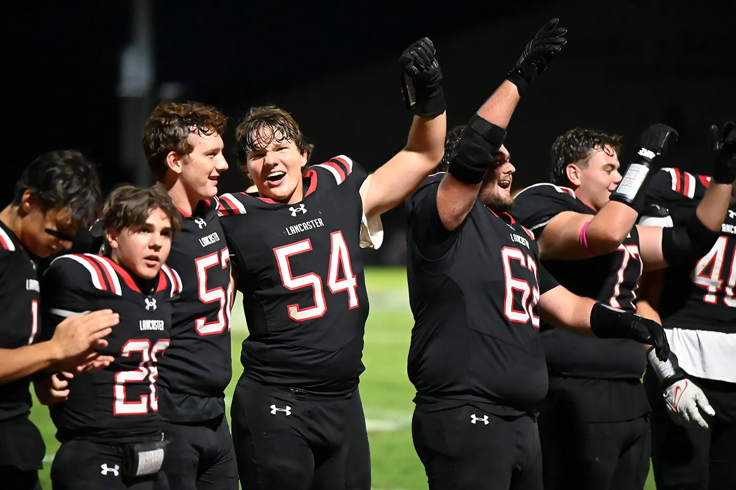 Lancaster Celebrate Win over Jamestown