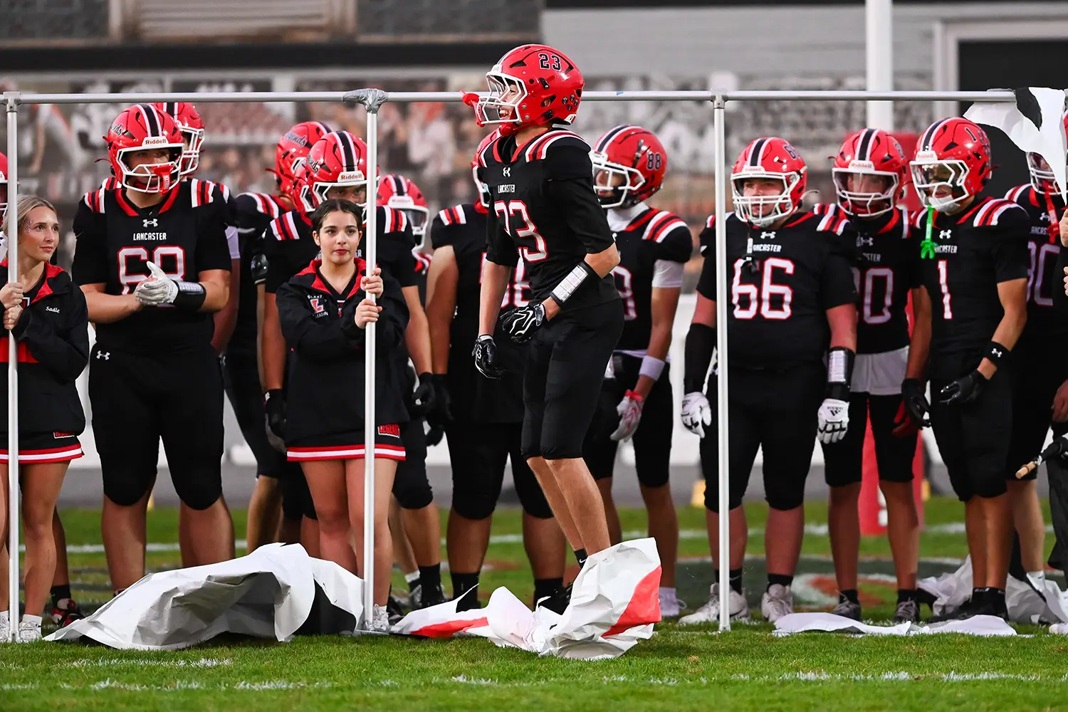 Lancaster getting announced against Jamestown