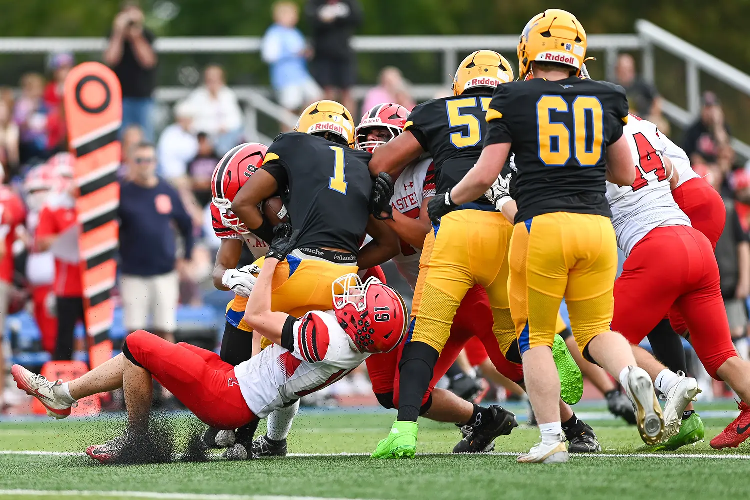 Gang tackle for the Legends
