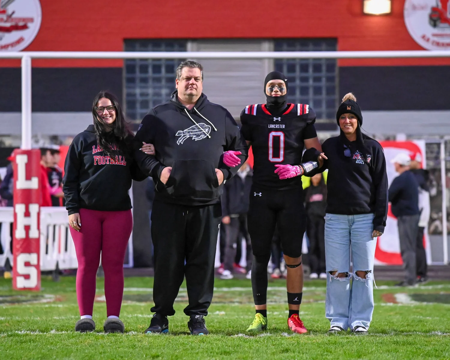 Lancaster Senior Cole Urban and Fmaily