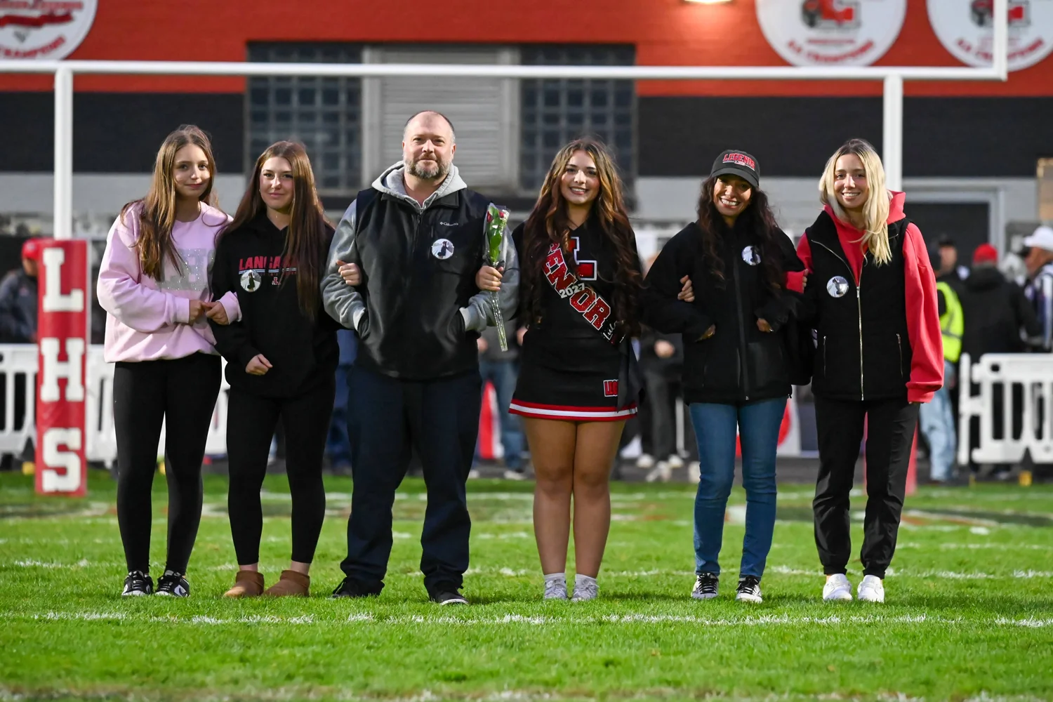 Lancaster Cheerleader and Family