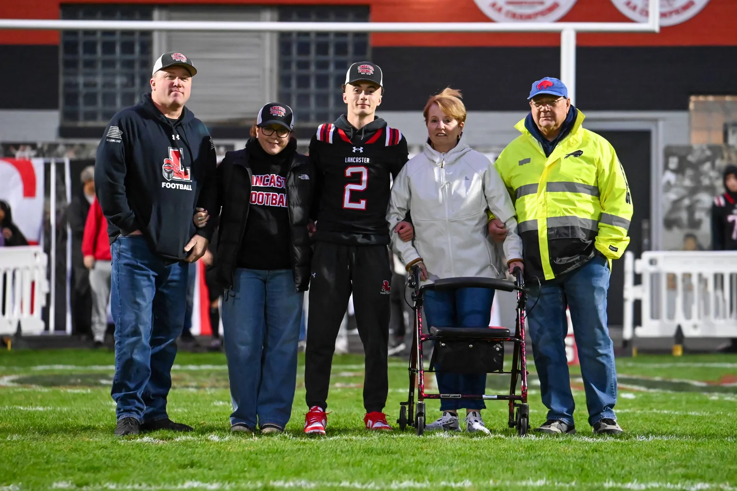 Lancaster Senior Michael Gozdalski and Family